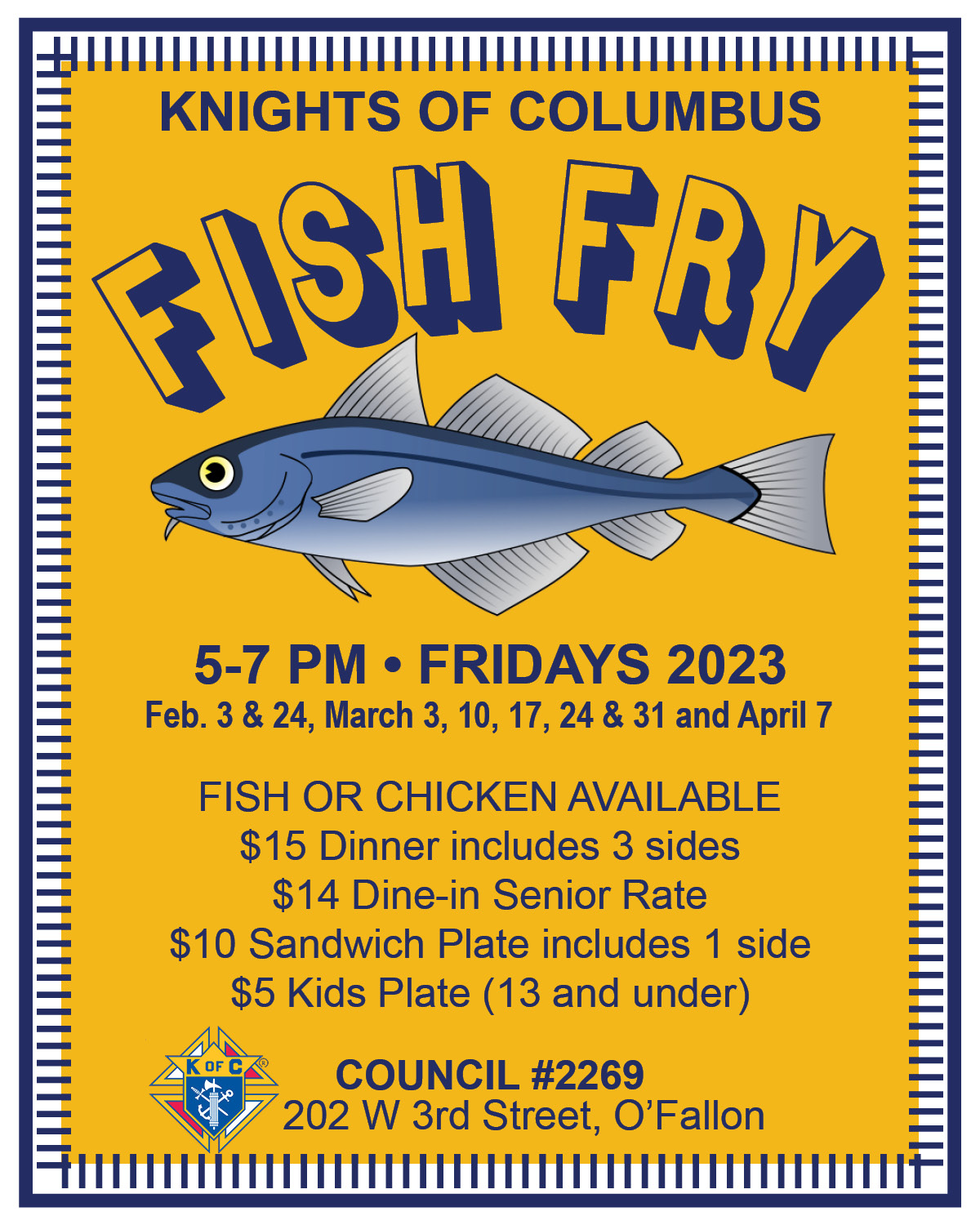 Knights of Columbus Fish Frys Coming Soon! > Assumption of the Blessed